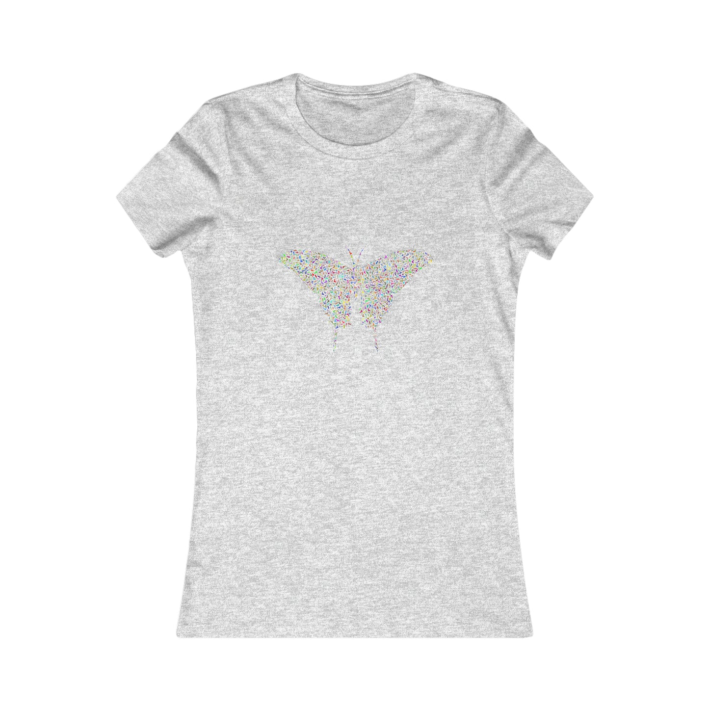 Women's Favorite Tee, Butterfly, Gun Butterfly, Comfy Shirt, Daily Tee