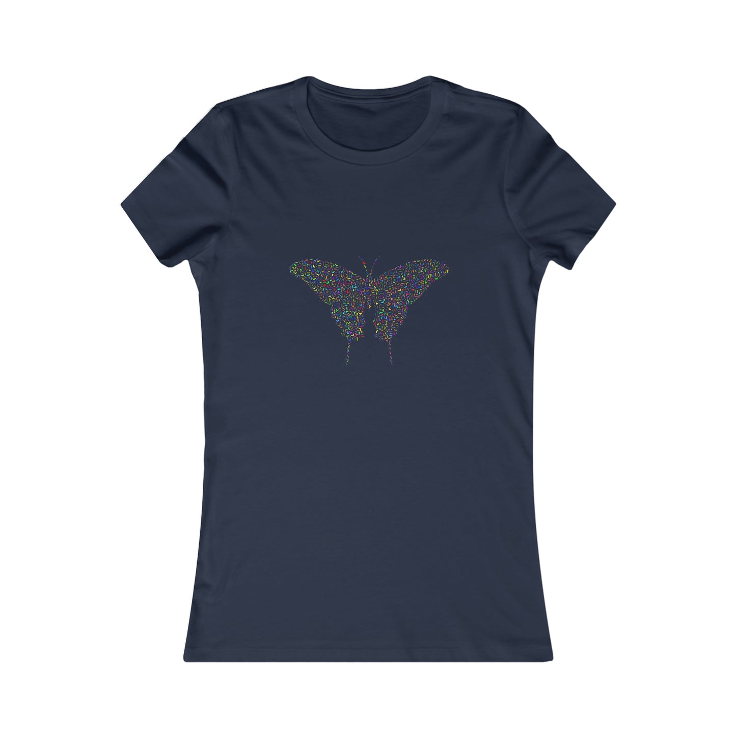 Women's Favorite Tee, Butterfly, Gun Butterfly, Comfy Shirt, Daily Tee