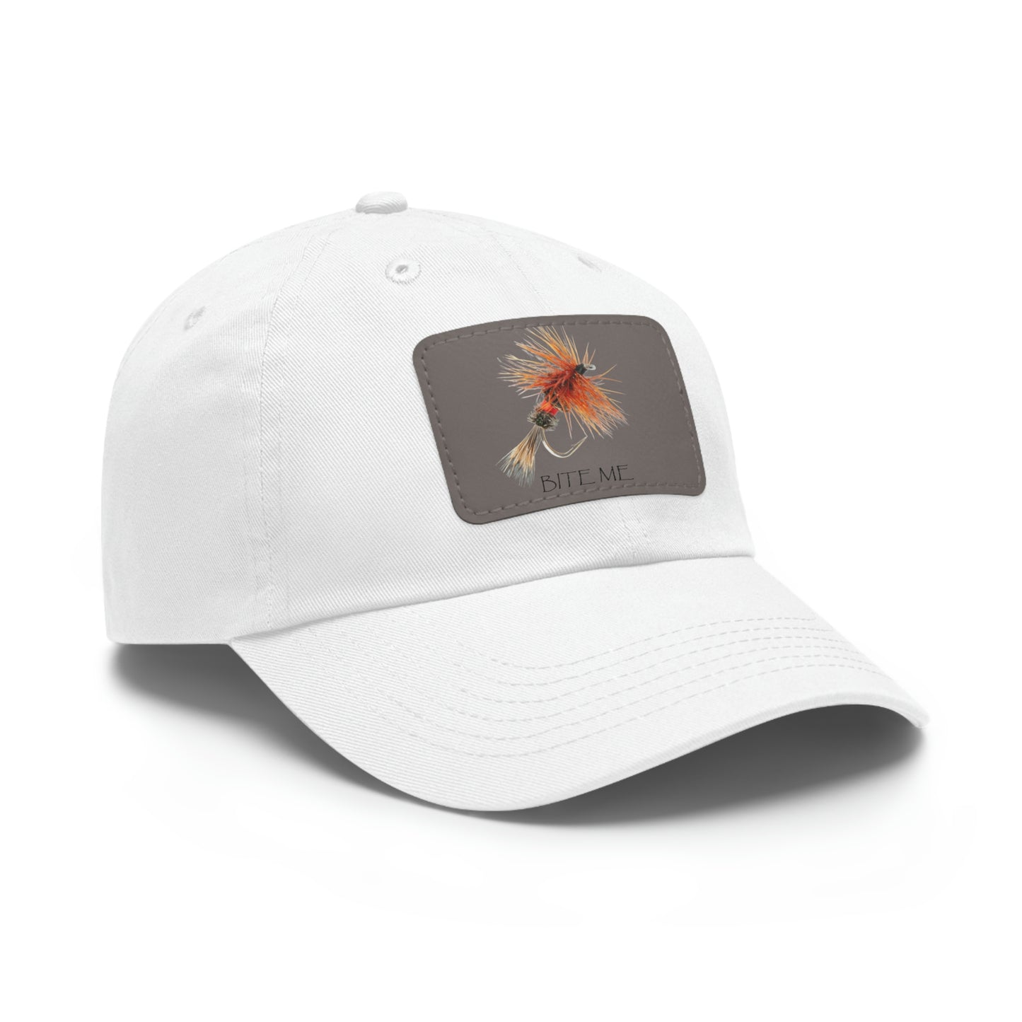 Baseball Cap, Bite Me, Fishing Fly, Royal Wullf Fly, Fisherman Hat, Fishing Lovers, Fly Fishing, Funny Hats