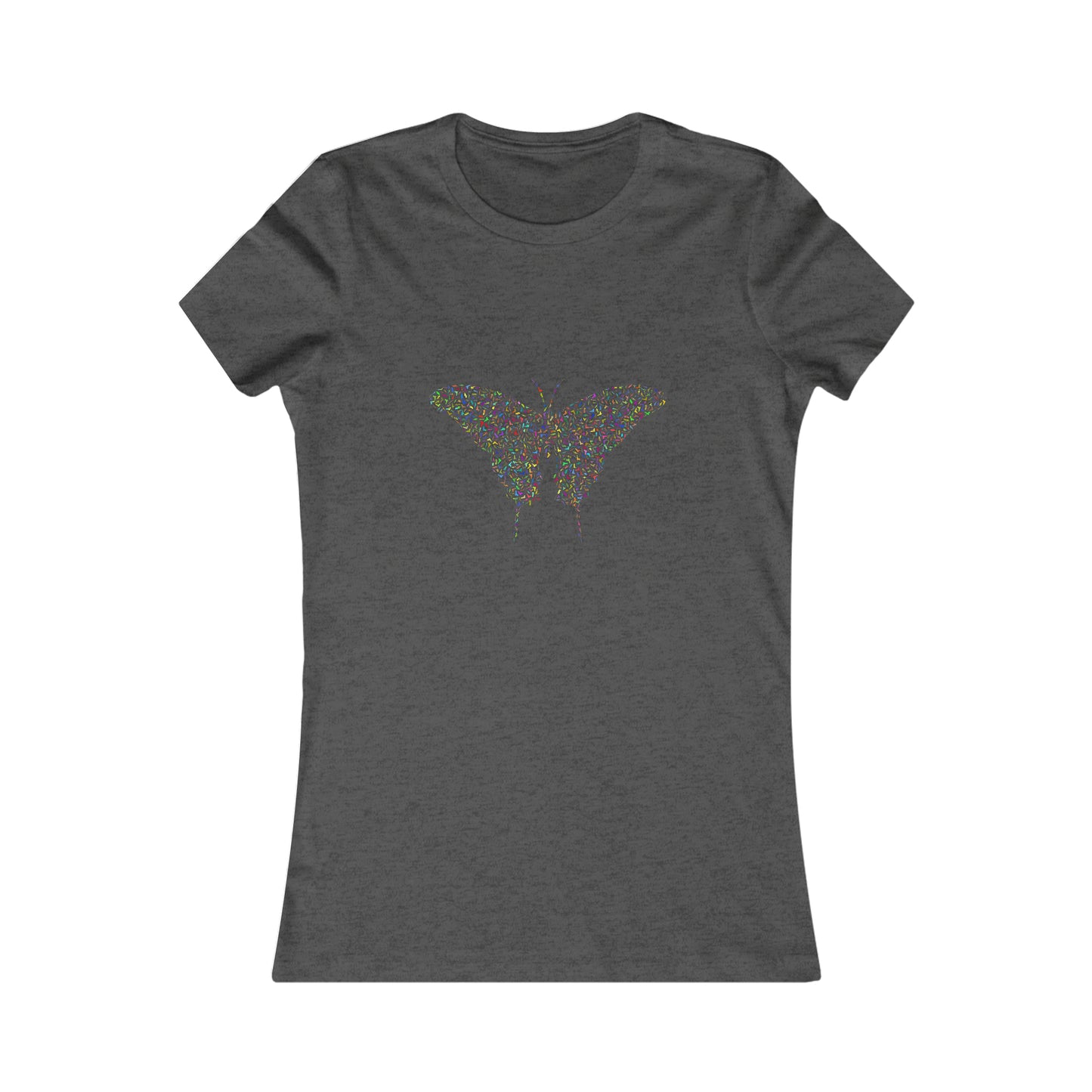 Women's Favorite Tee, Butterfly, Gun Butterfly, Comfy Shirt, Daily Tee