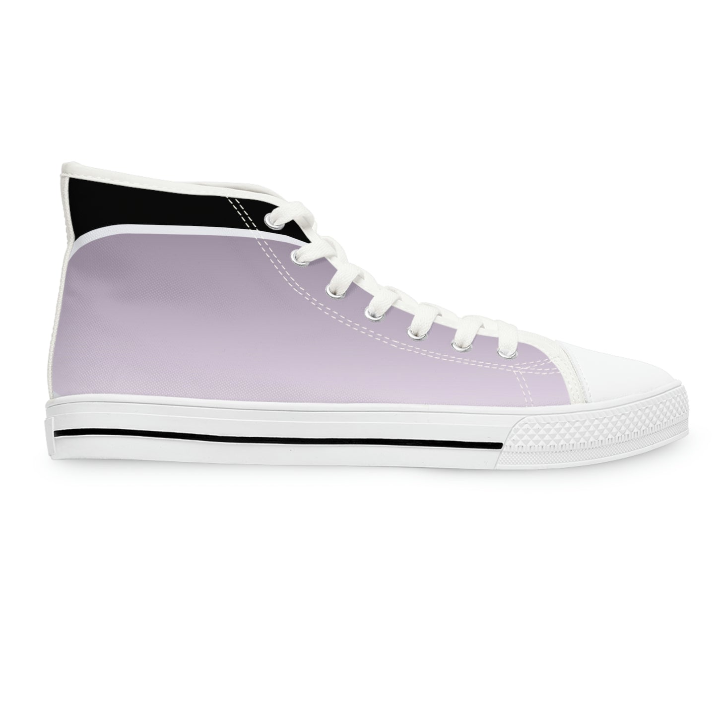 Women's High-Top Sneakers Purple Black White