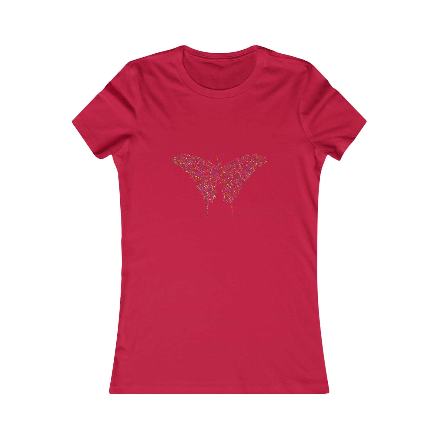 Women's Favorite Tee, Butterfly, Gun Butterfly, Comfy Shirt, Daily Tee