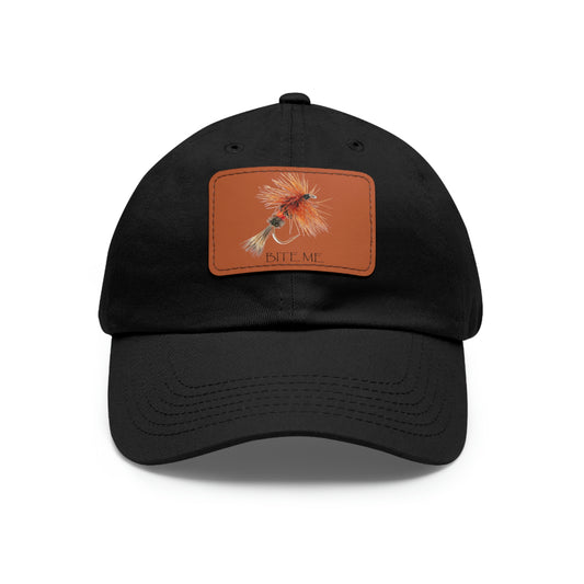 Baseball Cap, Bite Me, Fishing Fly, Royal Wullf Fly, Fisherman Hat, Fishing Lovers, Fly Fishing, Funny Hats