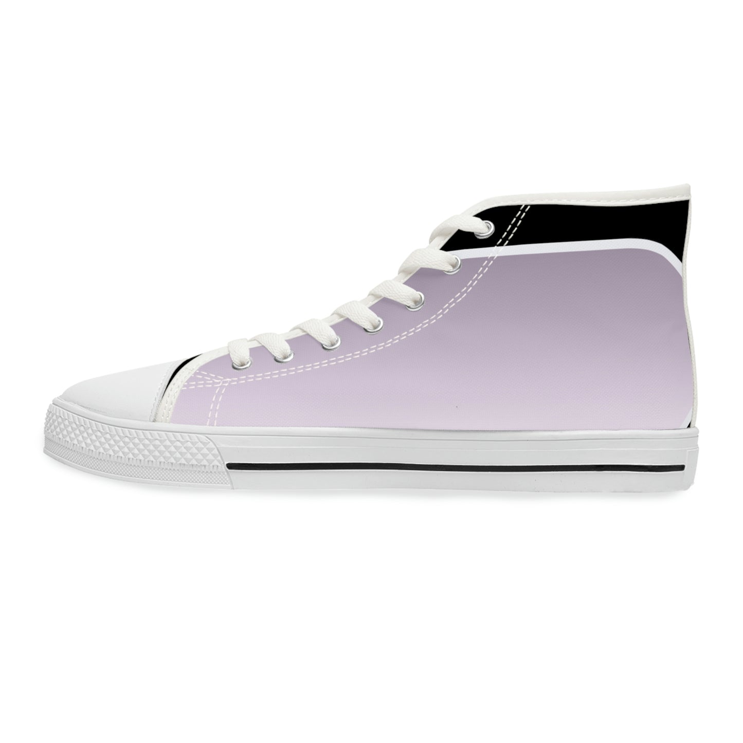 Women's High-Top Sneakers Purple Black White