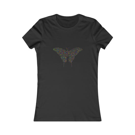 Women's Favorite Tee, Butterfly, Gun Butterfly, Comfy Shirt, Daily Tee