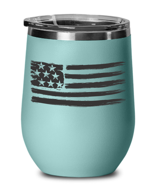 Teal Travel Mug Flag