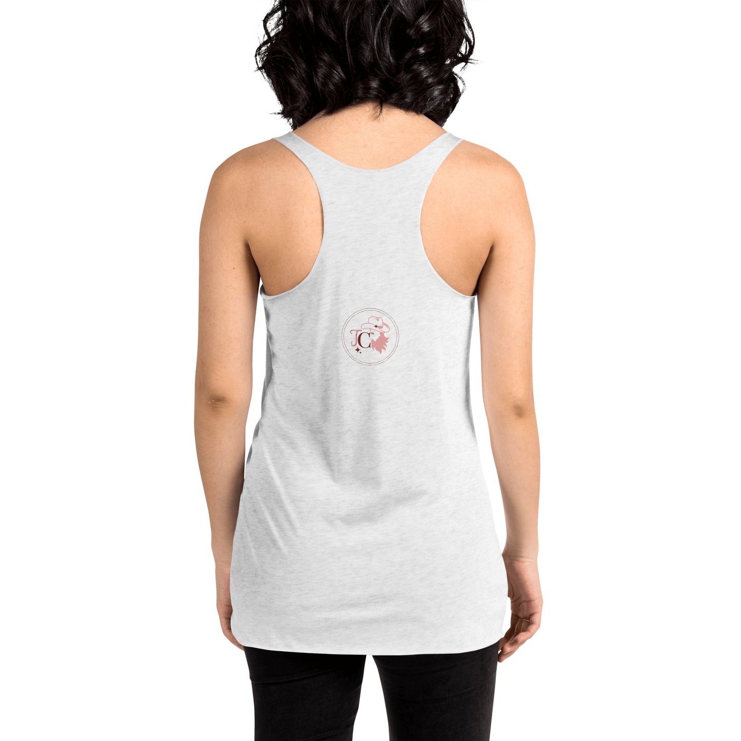 Women's Racerback Tank, Jesus Never Fails, Yoga Tank Top, Workout Shirt, Faith-Based Tank, Travel Wear, Lounge Wear